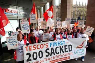 Tesco drivers strike