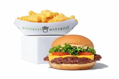Shake Shack burger and fries