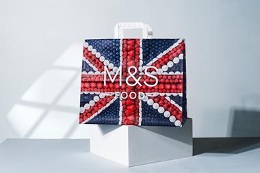 M&S bag for life british front of bag kt