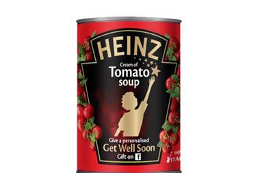 Heinz Get Well Soon soup can