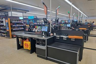 Sainsbury's hybrid self checkout