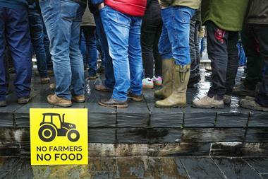 no farmers no food protest wales