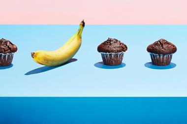 healthy unhealthy cake cupcake muffin banana sweet diet health