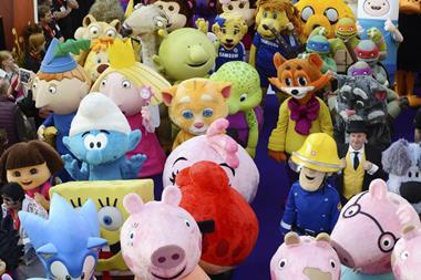 Toy licensing character parade