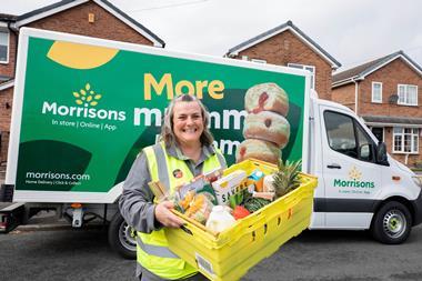 morrisons home grocery delivery van