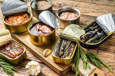 tinned canned fish