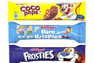 Kelloggs Cereal and Milk Bars