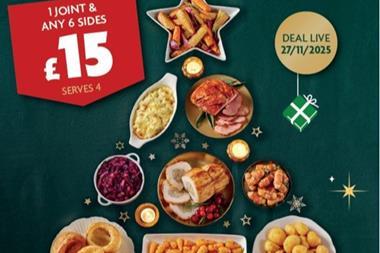 Heron Foods Christmas dinner