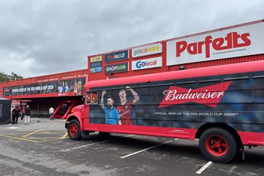 Parfetts depot with World Cup activity