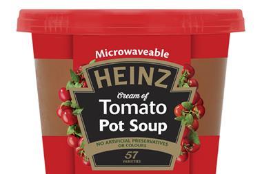 Heinz soup microwaveable pot