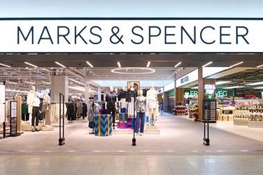 mands marks and spencer store sign clothing fashion