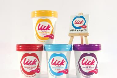 lick frozen yoghurt