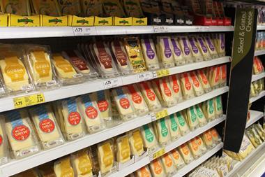 Tesco cheese aisle