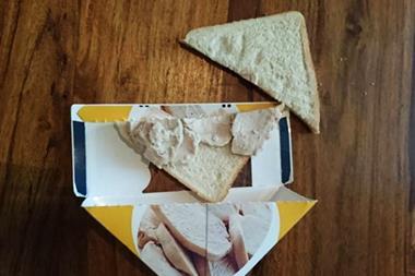 Sainsbury's no mayo chicken sandwich