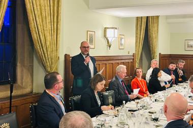 Amanda Hack MP (left), FWD CEO James Bielby (middle) and Daniel Zeichner MP (right)