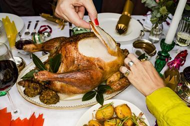 christmas dinner turkey