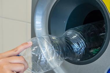 DRS deposit return scheme plastic bottle