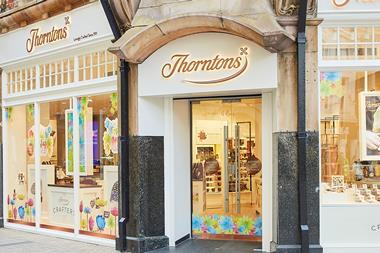 Thorntons store and cafe Belfast - outside