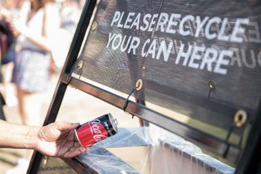 Coca Cola Zero Sugar recycling web