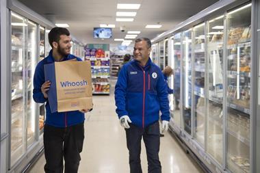 tesco whoosh delivery store colleague