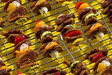 Heura Chunk Skewer Barbecue 2022 Grill