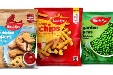 Birds Eye Masterbrand range shot