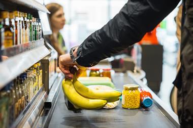 bananas supermarket checkout