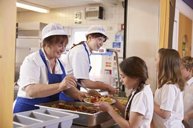 school lunch dinner lady