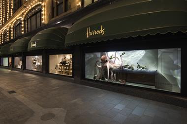 Harrods Food halls Windows