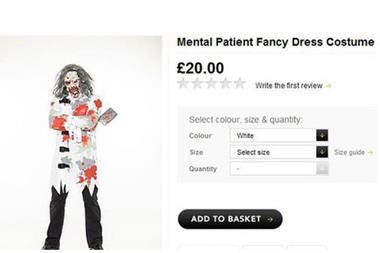 Asda 'mental patient' Halloween costume