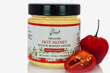 Hot honey with pepper