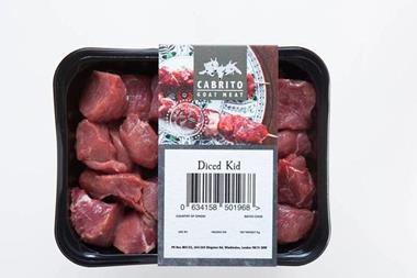 Cabrito goat meat