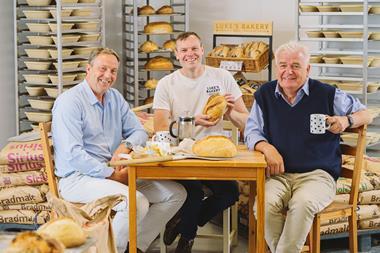 Alex Albone (right), Co-Founder of Pipers Crisps, and James Sweeting (Left), Co-founder of Pipers Crisps and Lincoln & York Coffee, have made a significant investment in the Brough-based business, Luke's Bakery, owned by ba