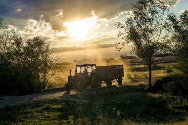 tractor farmer countryside