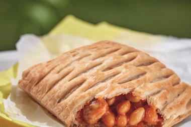 Greggs Vegan Sausage, Bean and CheeZe Melt 2