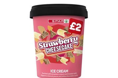 Spar Strawberry Cheesecake Ice Cream