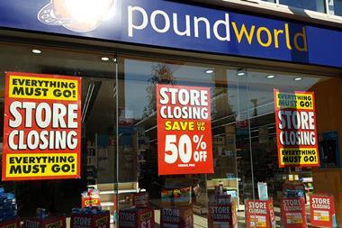 Poundworld closing down sale