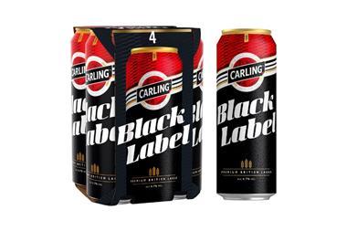 Carling Black Label Packshot