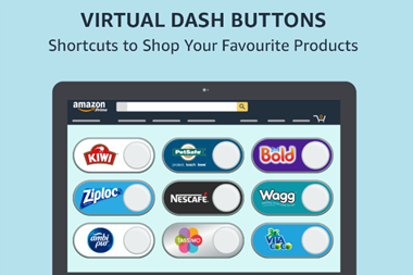 Virtual Dash Buttons web