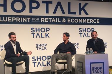 Panel discussion at the Shoptalk conference