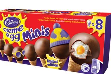 Cadbury's Creme Egg Mini ice cream cones