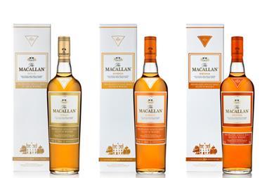 Macallan 1824 series whisky