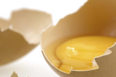 Egg yolk and shell