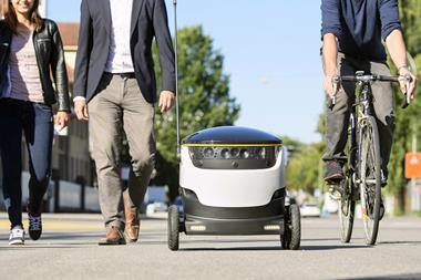 Starship Technologies robot delivery vehicle