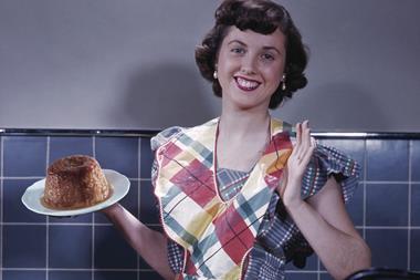 retro lady pudding