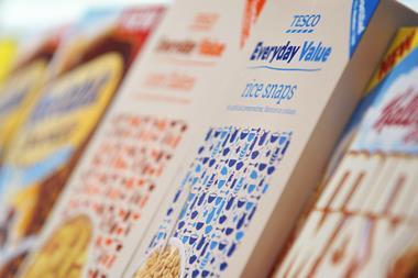 tesco everyday value cereal