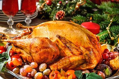 christmas dinner turkey