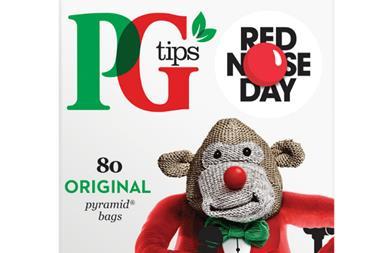 PG Tips Red Nose Day pack 2017