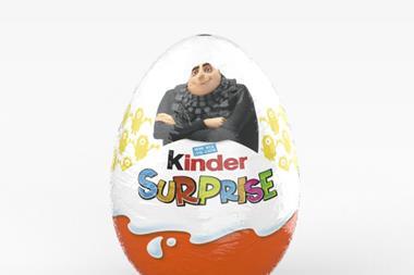 Kinder Surprise egg for Despicable Me - Gru variant