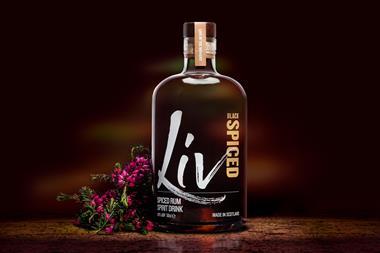 Liv Black Spiced Rum - made with Scottish heather & spices